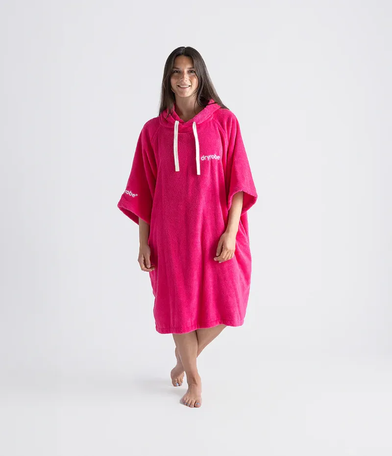 Dryrobe Towel Robe Hot Pink