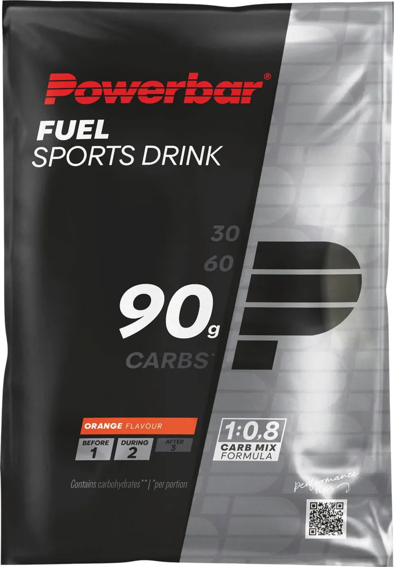 Powerbar Black Line 90g Carbs Fuel Sports Drink Sachet 94g Orange
