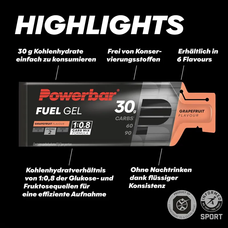 Powerbar Black Line Hydro Fuel Gel 30 Grapefruit 50ml-4