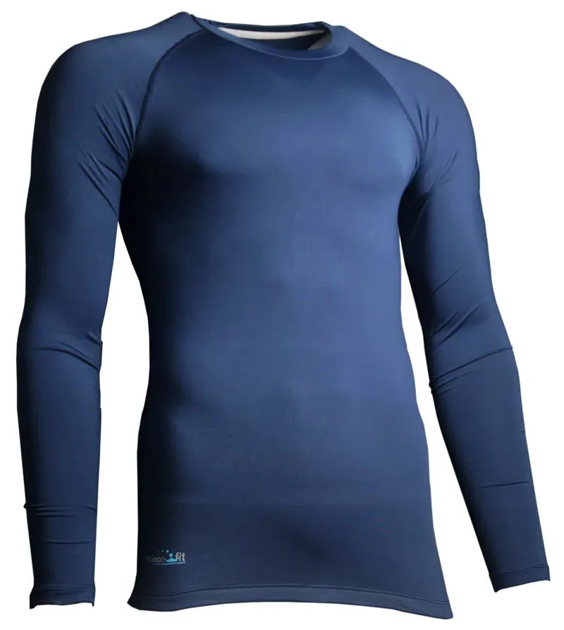 Precision Training Men's BaseLayer LS Top Navy