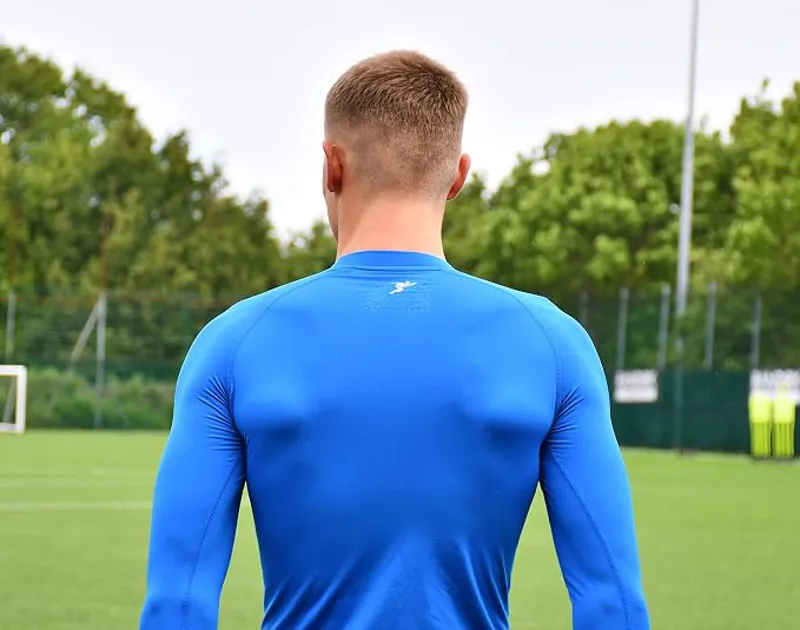 Precision Training Men's Essential BaseLayer LS Top Royal-4