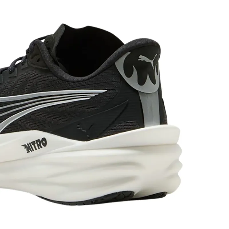 Puma Men's Deviate NITRO 4 Black/White/Silver-4