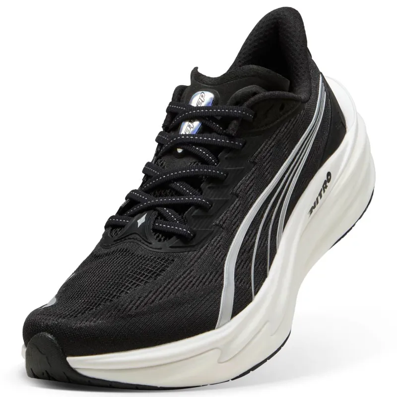 Puma Men's Deviate NITRO 4 Black/White/Silver-3