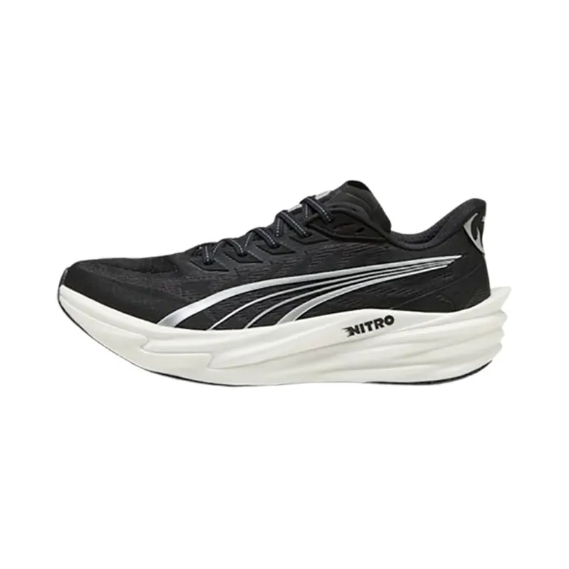 Puma Men's Deviate NITRO 4 Black/White/Silver-1