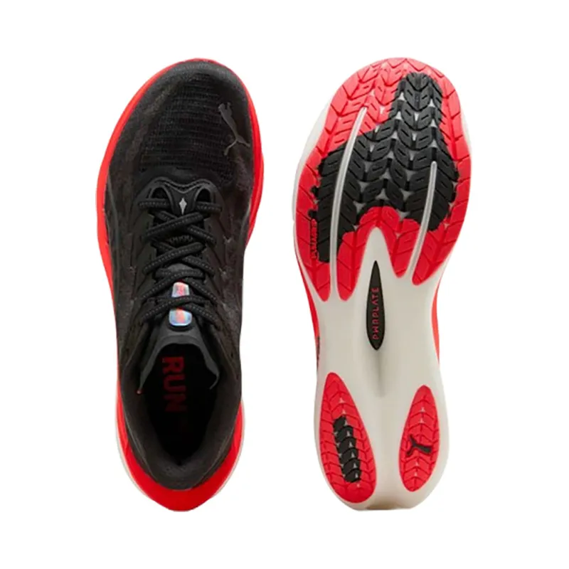 Puma Men's Deviate NITRO 4 Puma Black/Ultra Red-5