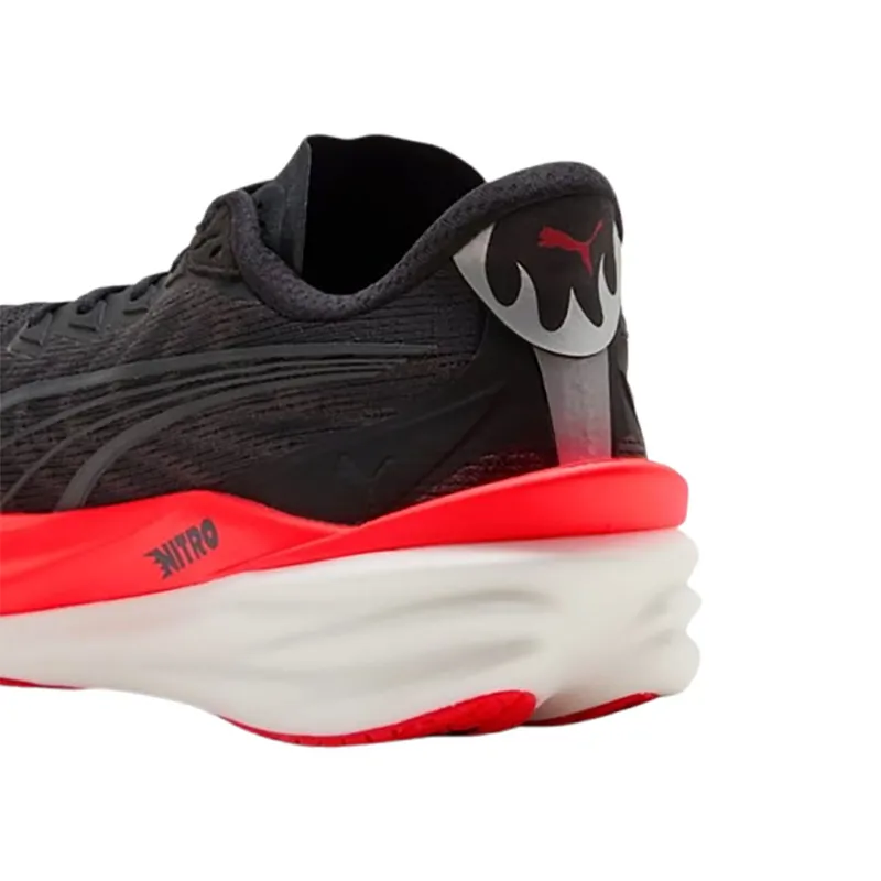 Puma Men's Deviate NITRO 4 Puma Black/Ultra Red-4