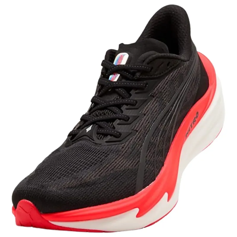 Puma Men's Deviate NITRO 4 Puma Black/Ultra Red-3