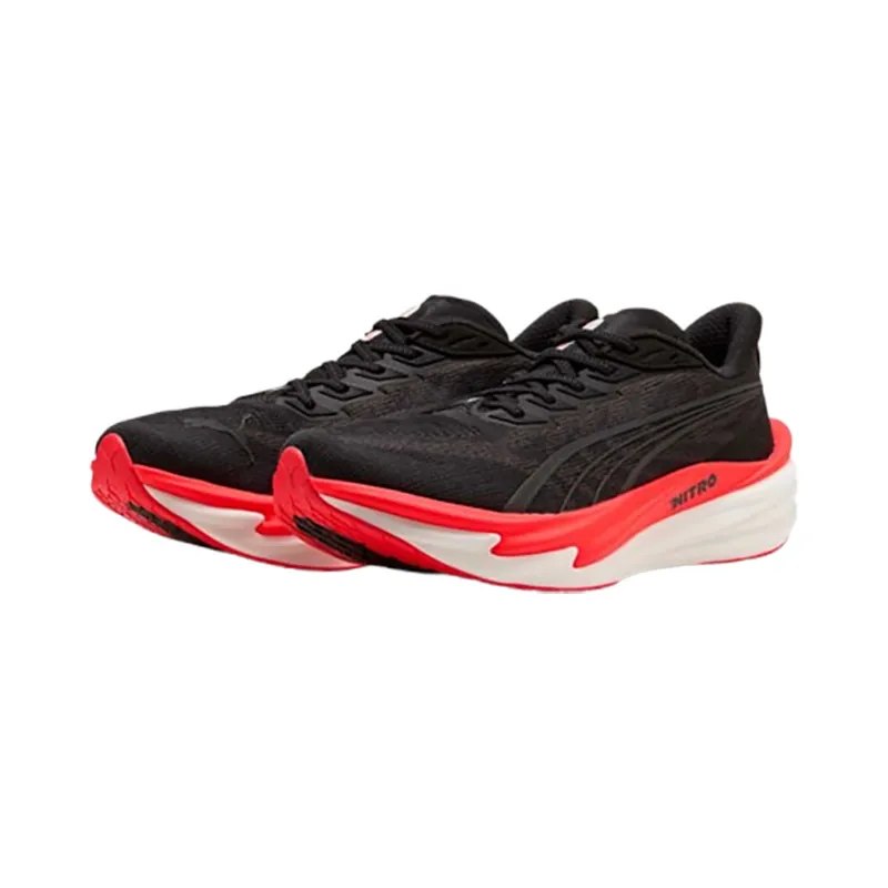 Puma Men's Deviate NITRO 4 Puma Black/Ultra Red-2