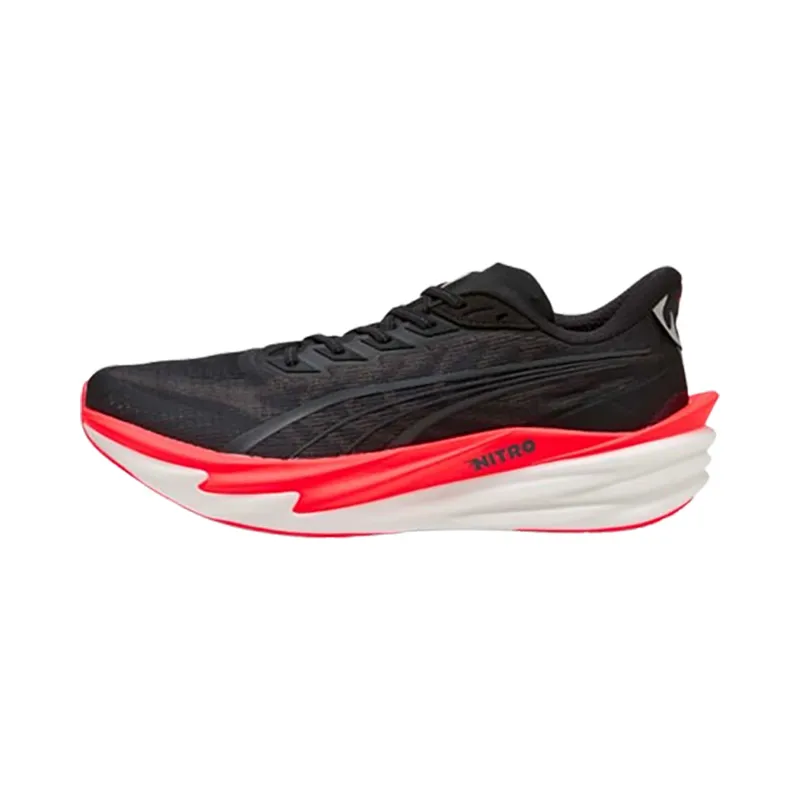Puma Men's Deviate NITRO 4 Puma Black/Ultra Red-1
