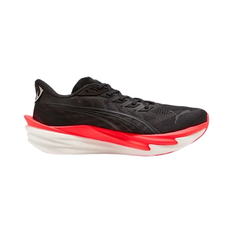 Puma Men's Deviate NITRO 4 Puma Black/Ultra Red