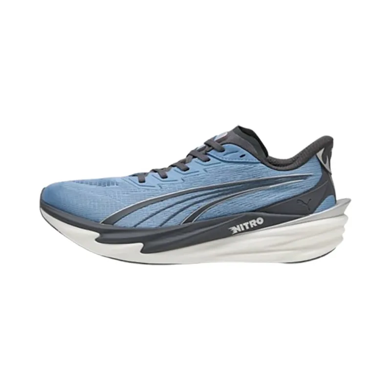 Puma Men's Deviate NITRO 4 Zen Blue/Moody Grey-1