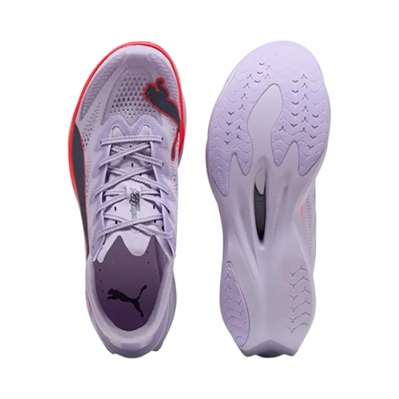 Puma Men's Deviate NITRO Elite 4 Light Lavender/Ultra Red/Inky Depths-5
