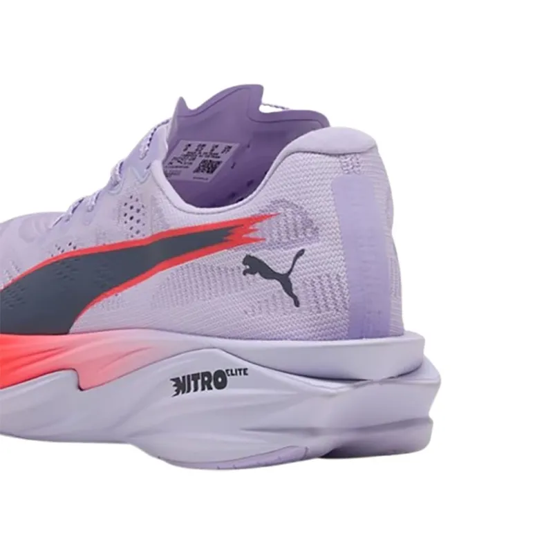 Puma Men's Deviate NITRO Elite 4 Light Lavender/Ultra Red/Inky Depths-4