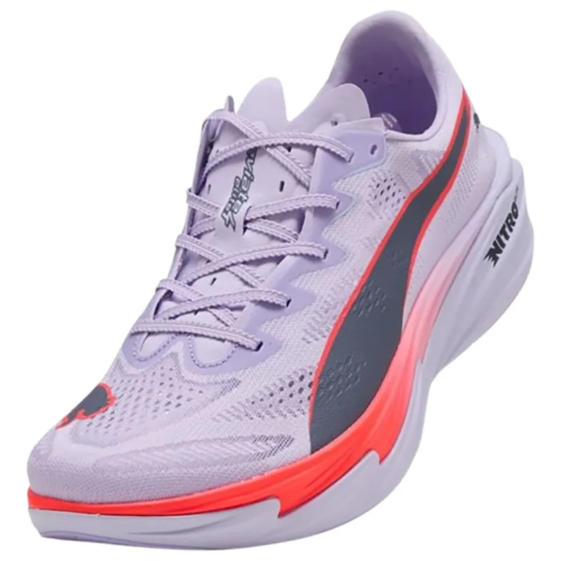 Puma Men's Deviate NITRO Elite 4 Light Lavender/Ultra Red/Inky Depths-3