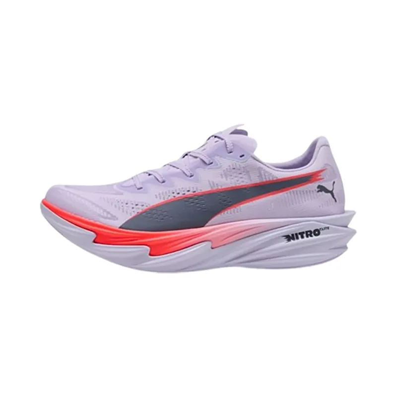 Puma Men's Deviate NITRO Elite 4 Light Lavender/Ultra Red/Inky Depths-1