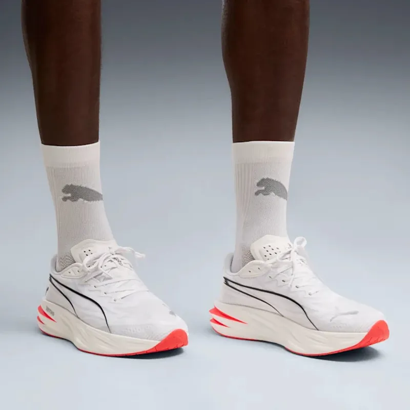Puma Men's Deviate Pure NITRO PUMA White/Ultra Red/PUMA Silver-7