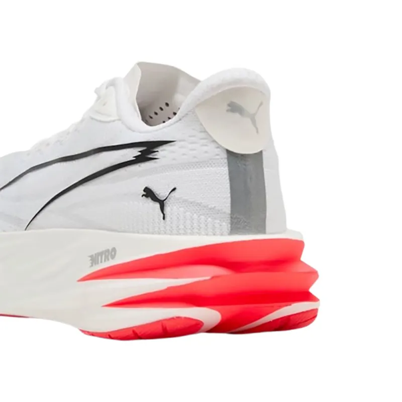 Puma Men's Deviate Pure NITRO PUMA White/Ultra Red/PUMA Silver-4