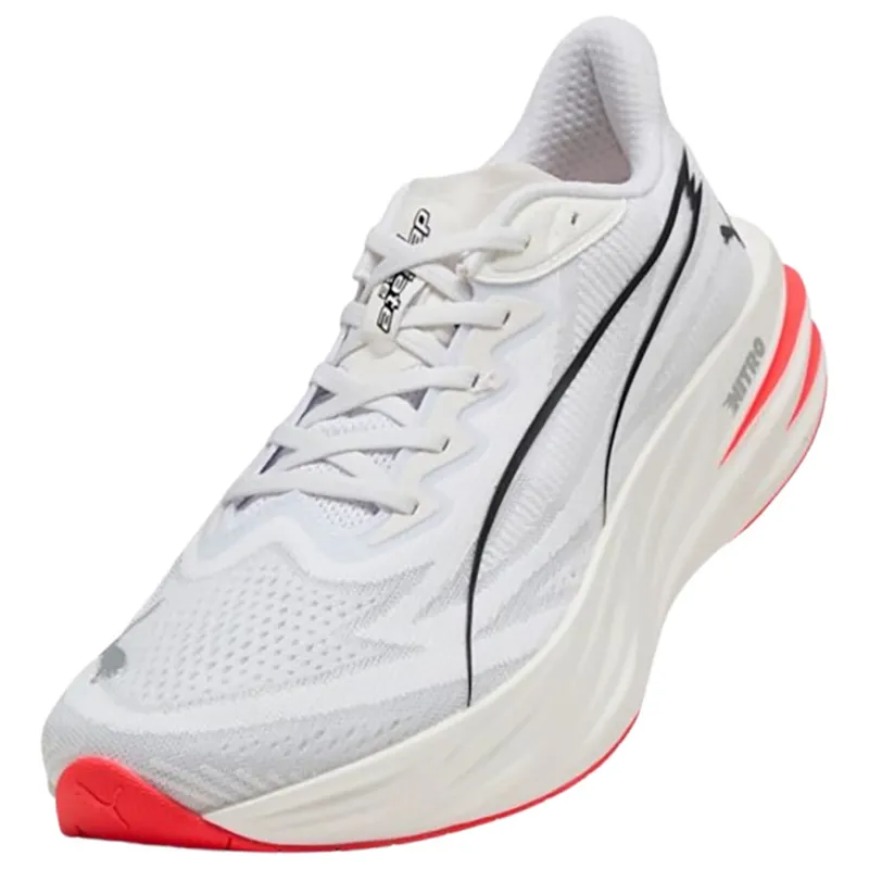 Puma Men's Deviate Pure NITRO PUMA White/Ultra Red/PUMA Silver-3