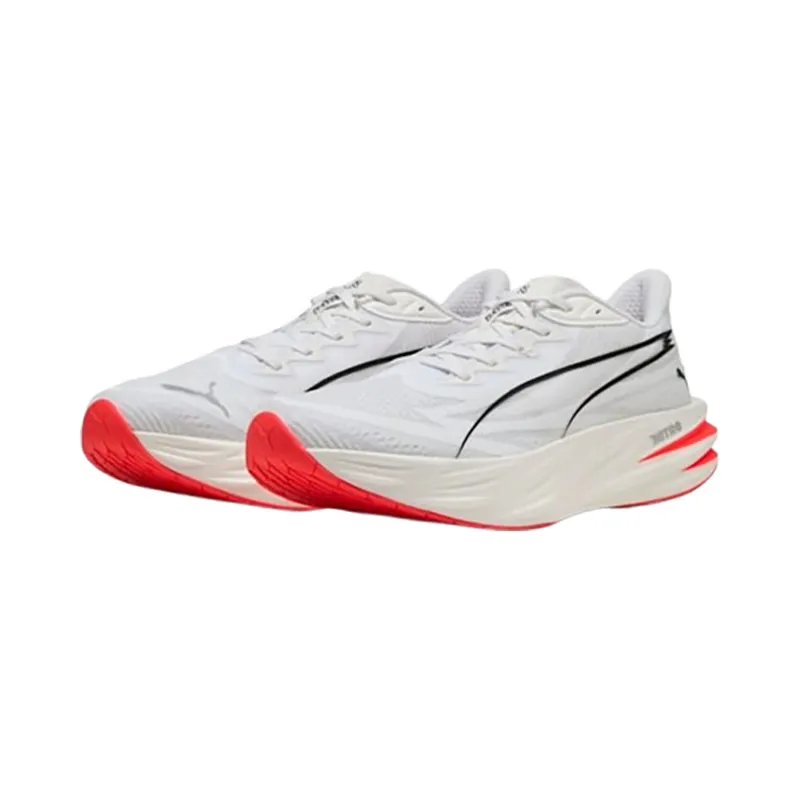 Puma Men's Deviate Pure NITRO PUMA White/Ultra Red/PUMA Silver-2