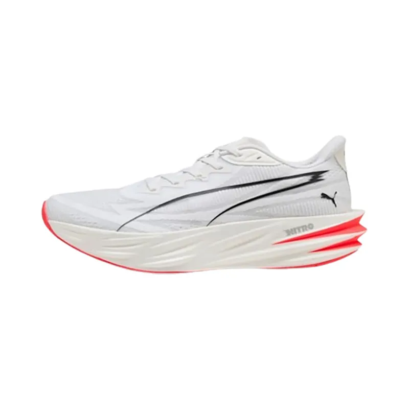 Puma Men's Deviate Pure NITRO PUMA White/Ultra Red/PUMA Silver-1