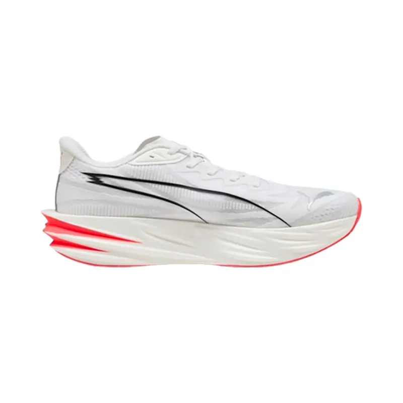Puma Men's Deviate Pure NITRO PUMA White/Ultra Red/PUMA Silver