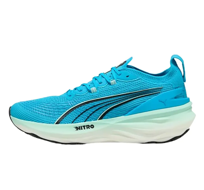 Puma Men's ForeverRun NITRO 2 Speed Blue/Mint Melt-1