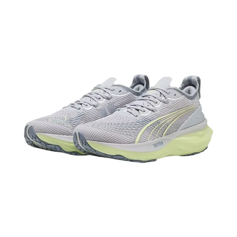 Puma Men's ForeverRun NITRO 2 Vibrant Silver/Apple Spritz-2
