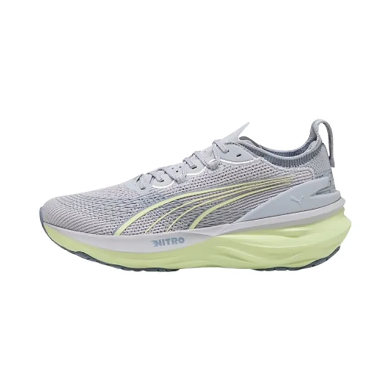 Puma Men's ForeverRun NITRO 2 Vibrant Silver/Apple Spritz-1