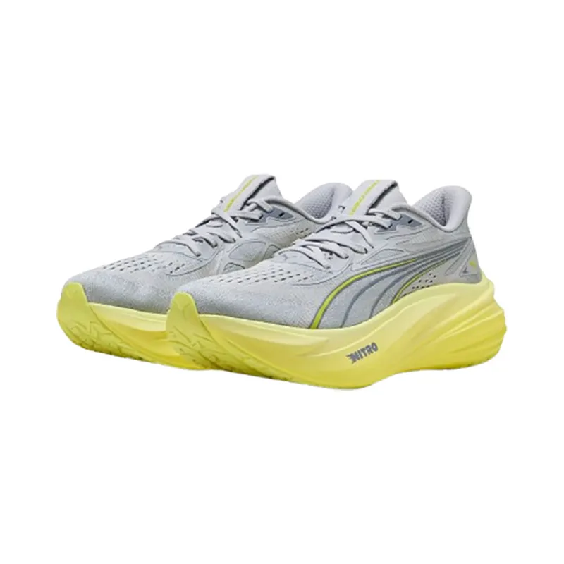 Puma Men's MagMax NITRO 2 Vibrant Silver/Lux Lime-2