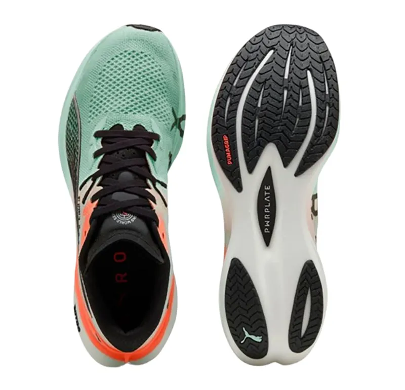 Puma Men's x HYROX Deviate NITRO Elite 3 Glowing Red/Puma White-5