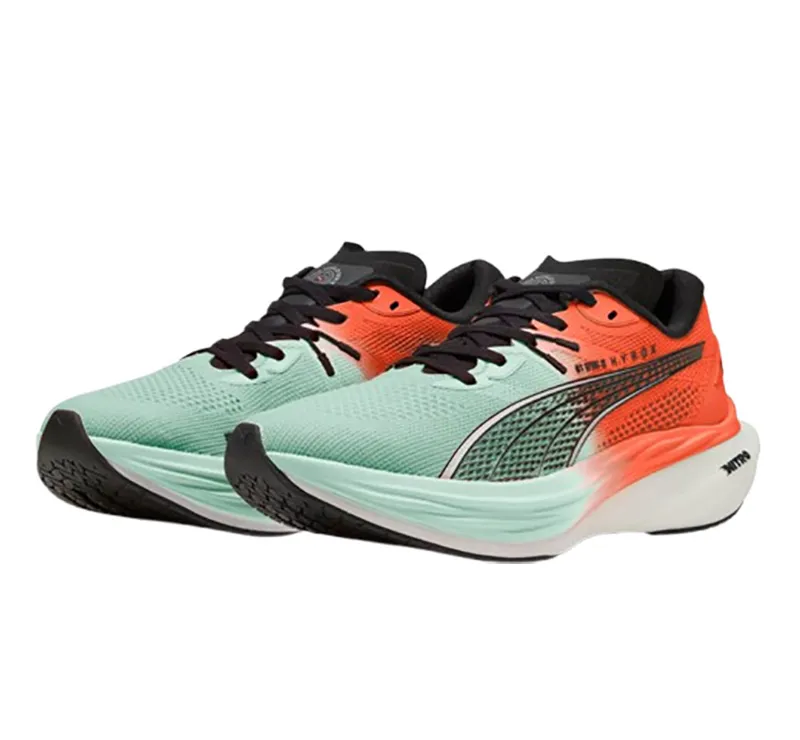 Puma Men's x HYROX Deviate NITRO Elite 3 Glowing Red/Puma White-2