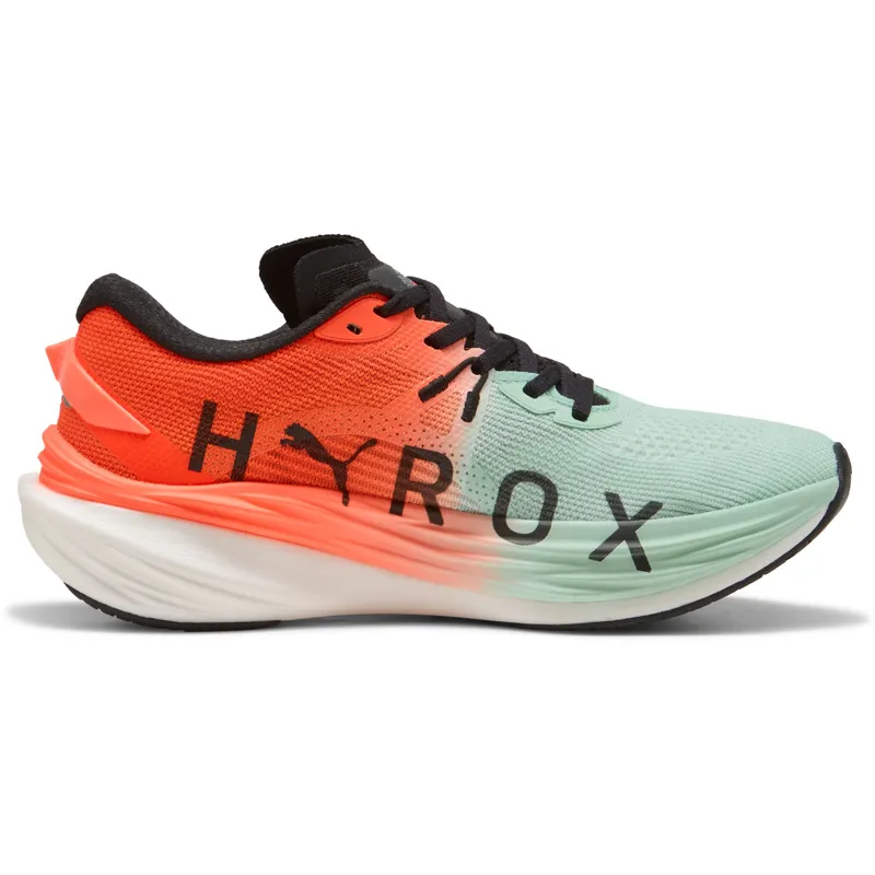 Puma Women's Deviate NITRO 3 HYROX Mint Melt/Glowing Red-1