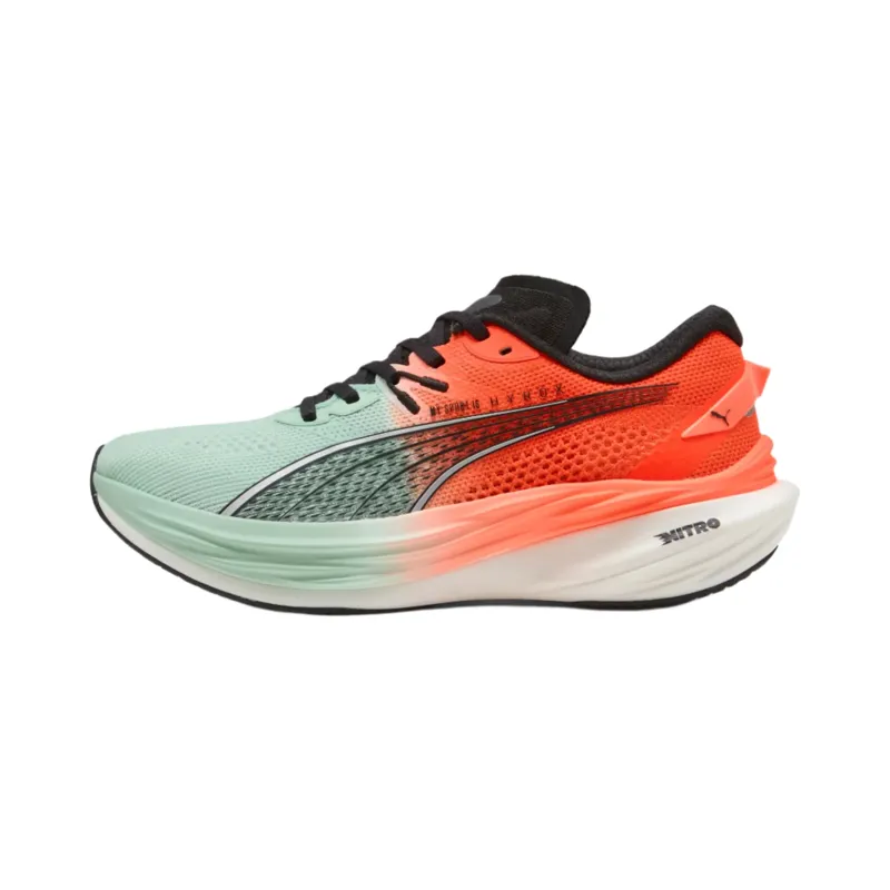 Puma Women's Deviate NITRO 3 HYROX Mint Melt/Glowing Red-2