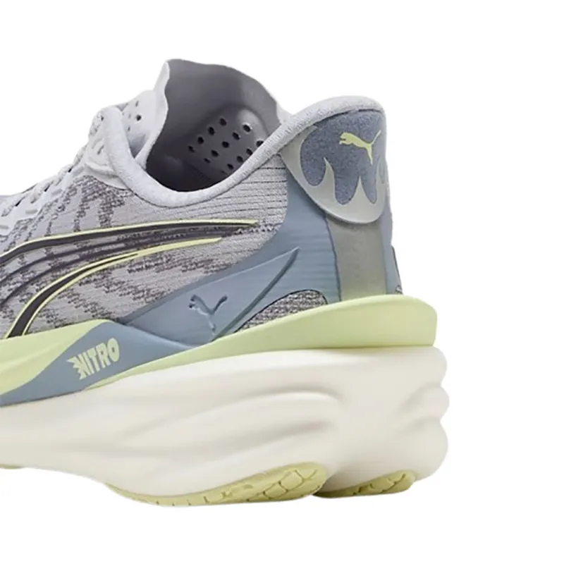 Puma Women's Deviate NITRO 4 Vibrant Silver/Apple Spritz-4