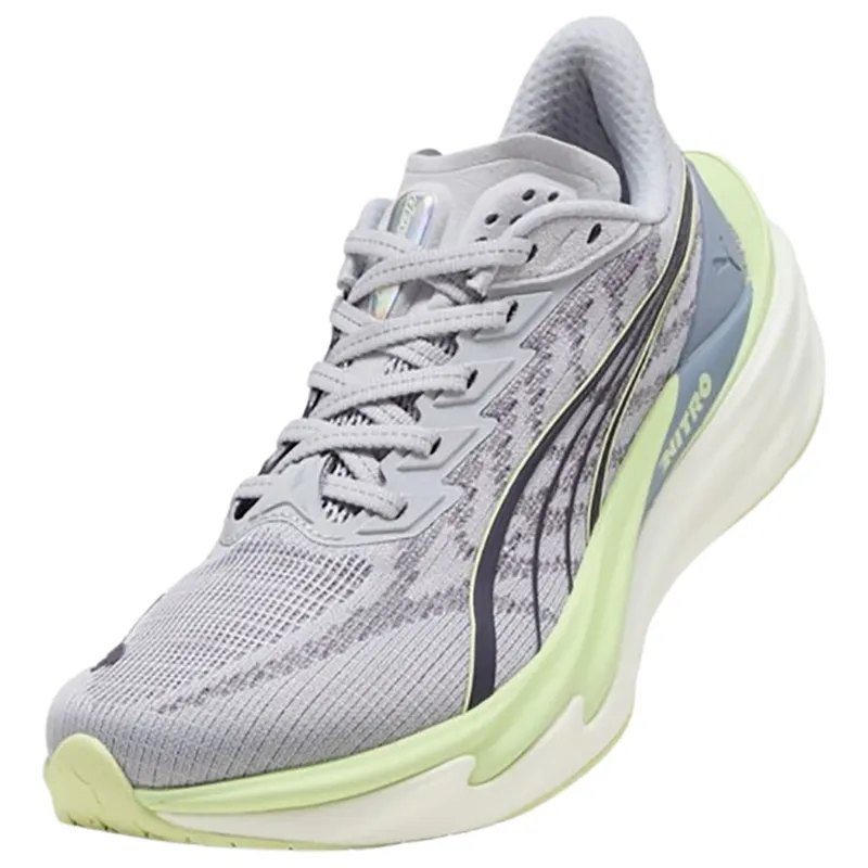 Puma Women's Deviate NITRO 4 Vibrant Silver/Apple Spritz-3