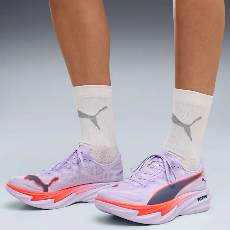 Puma Women's Deviate NITRO Elite 4 Light Lavender/Ultra Red/Inky Depths-6