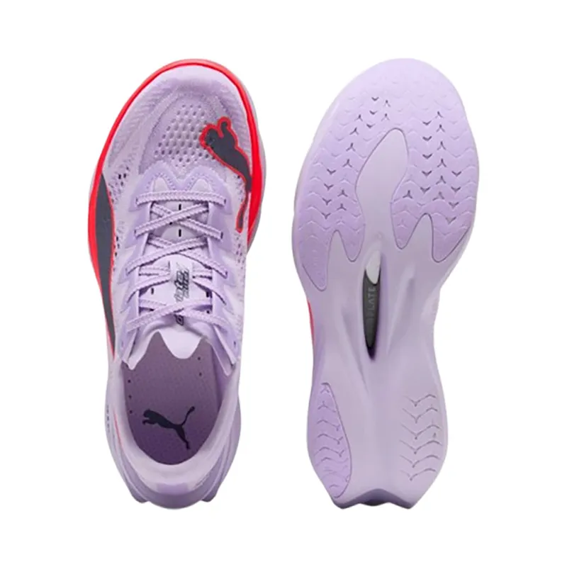 Puma Women's Deviate NITRO Elite 4 Light Lavender/Ultra Red/Inky Depths-5