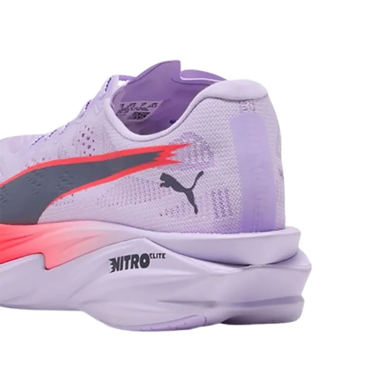 Puma Women's Deviate NITRO Elite 4 Light Lavender/Ultra Red/Inky Depths-4
