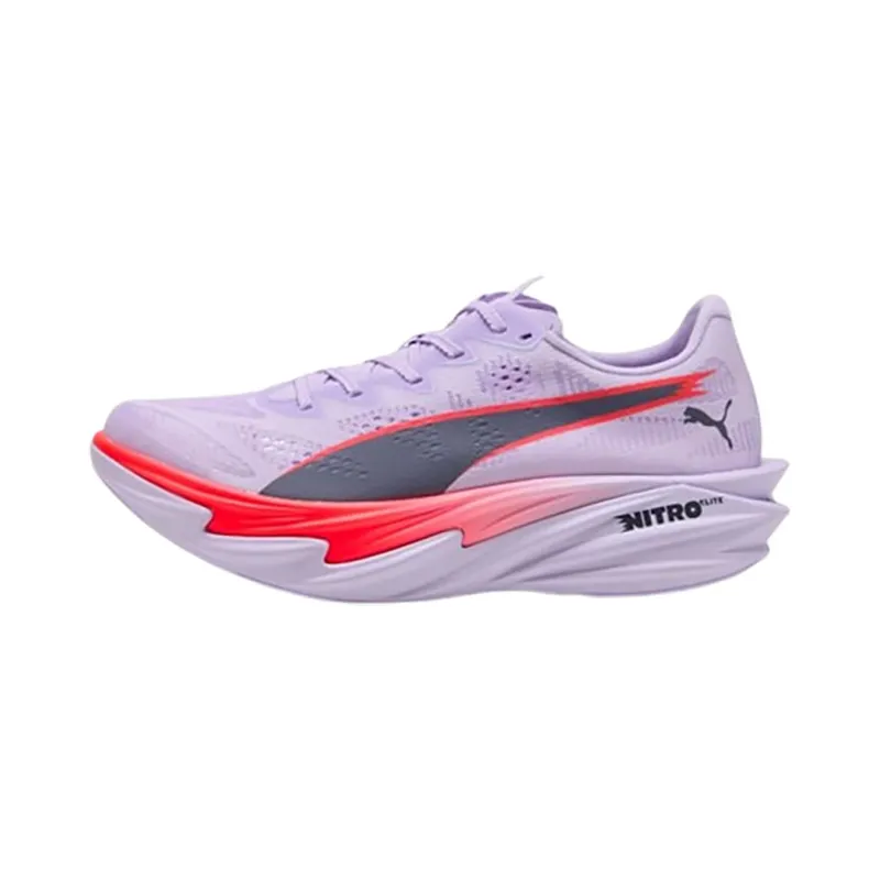 Puma Women's Deviate NITRO Elite 4 Light Lavender/Ultra Red/Inky Depths-1