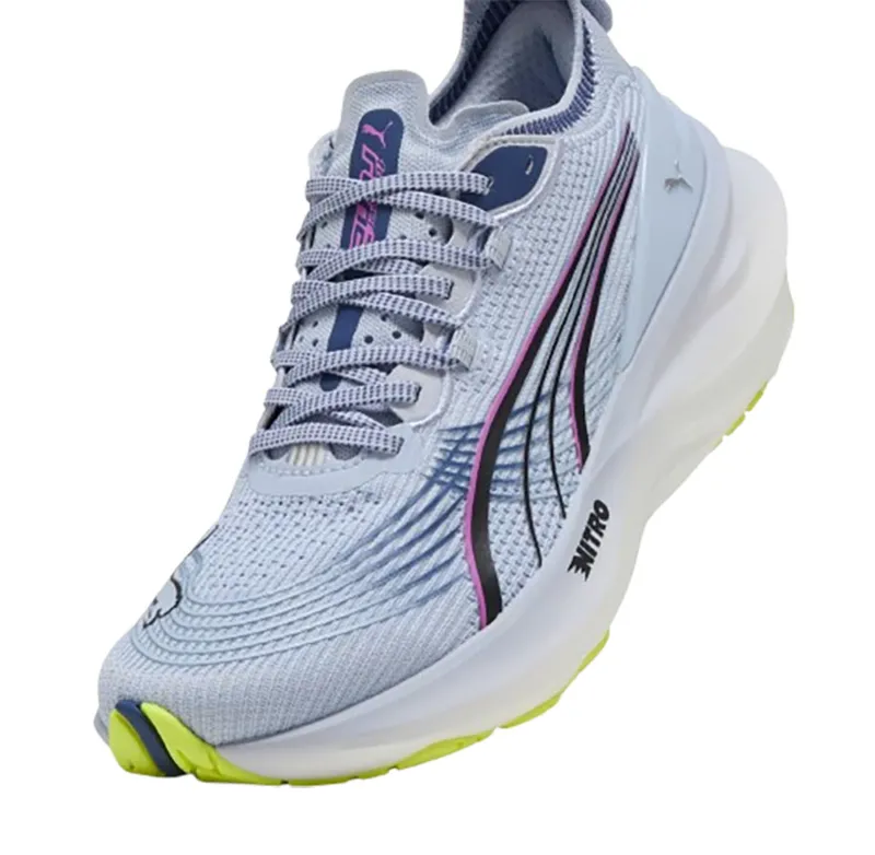 Puma Women's ForeverRun Nitro 2 Cool Weather/Yellow Alert-3