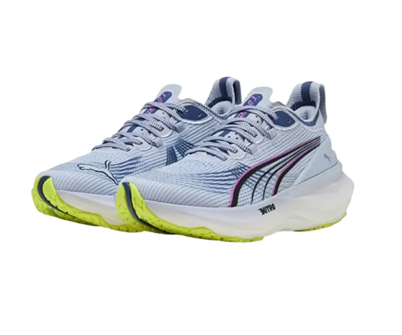 Puma Women's ForeverRun Nitro 2 Cool Weather/Yellow Alert-2