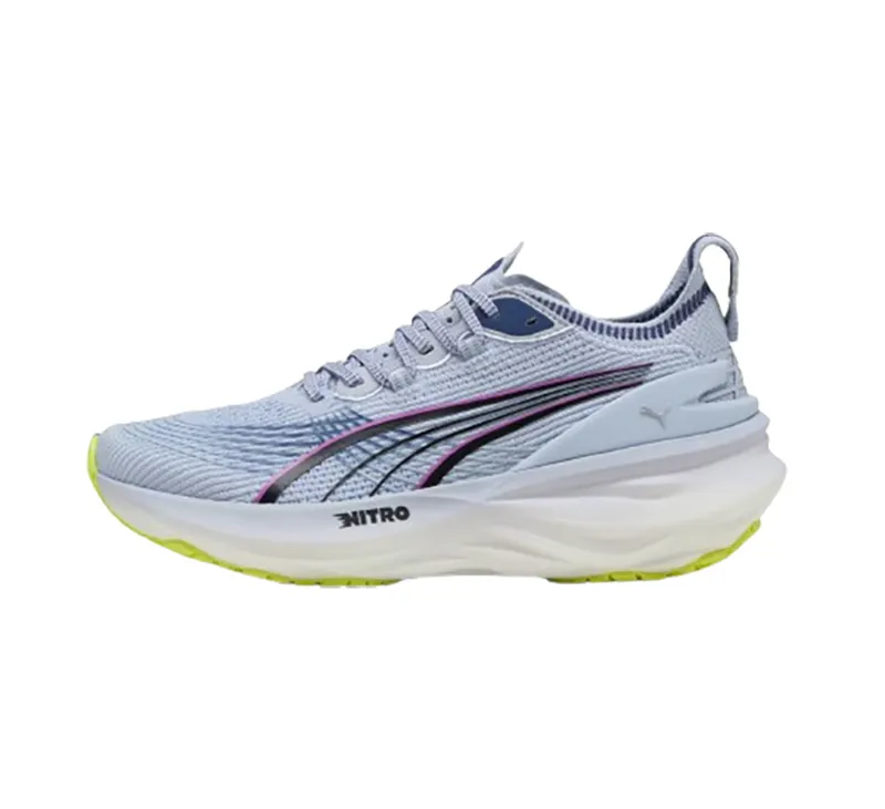 Puma Women's ForeverRun Nitro 2 Cool Weather/Yellow Alert-1