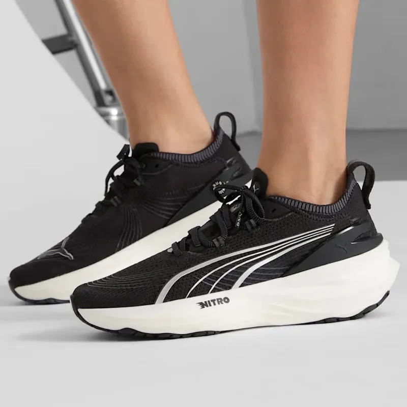 Puma Women's ForeverRun Nitro 2 Puma Black/Puma White-7