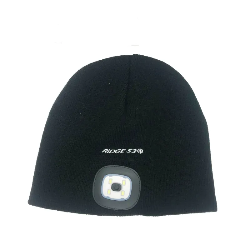Ridge 53 LED Beanie Black