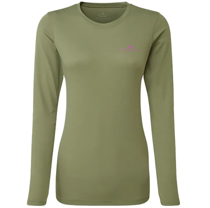 Ronhill Women's Core L/S Tee Woodland/Thistle