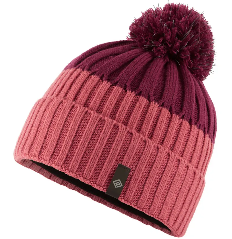 Rohill Bobble Hat Salsa/Blackcurrant O/S-2