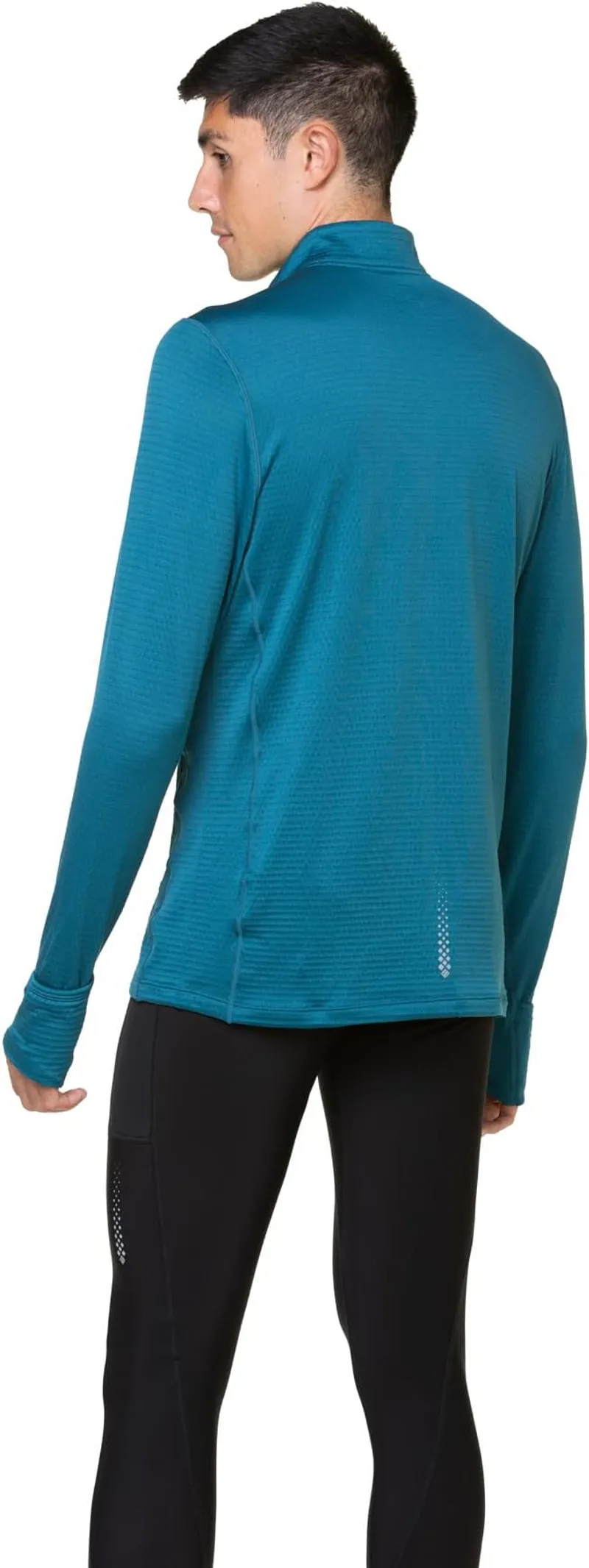 Men's Tech Winter 1/2 Zip Deep Teal/Acid S-1