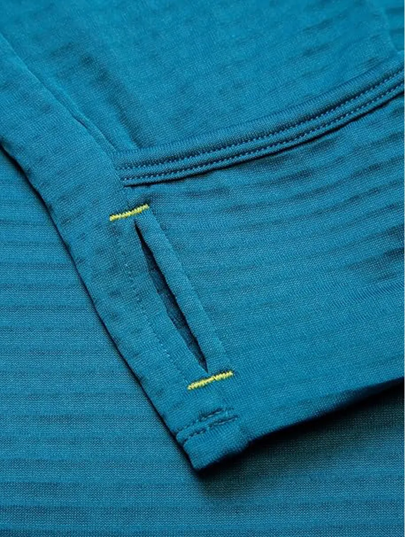 Men's Tech Winter 1/2 Zip Deep Teal/Acid S-4