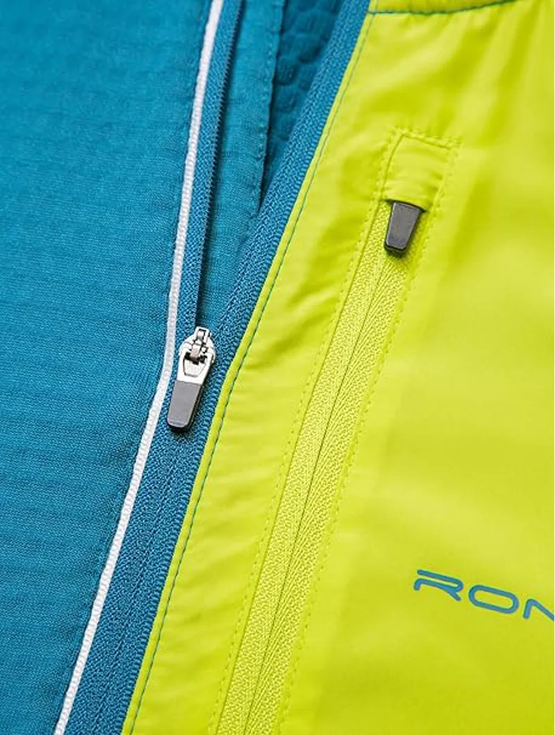 Men's Tech Winter 1/2 Zip Deep Teal/Acid S-5