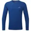 Ronhill Men's Core L/S Tee Dark Cobalt/Bright White